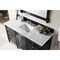 James Martin Vanities Brittany 60in Single Vanity, Black Onyx w/ 3 CM Carrara Marble Top 650-V60S-BKO-3CAR - alternate 4